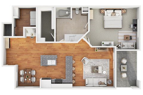 Floor Plan 1e1 at The Cantera by Picerne, Las Vegas, 89139